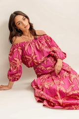 PARADISE MATCH WOVEN TOP AND SKIRT SET - Flying Tomato - Flyclothing LLC