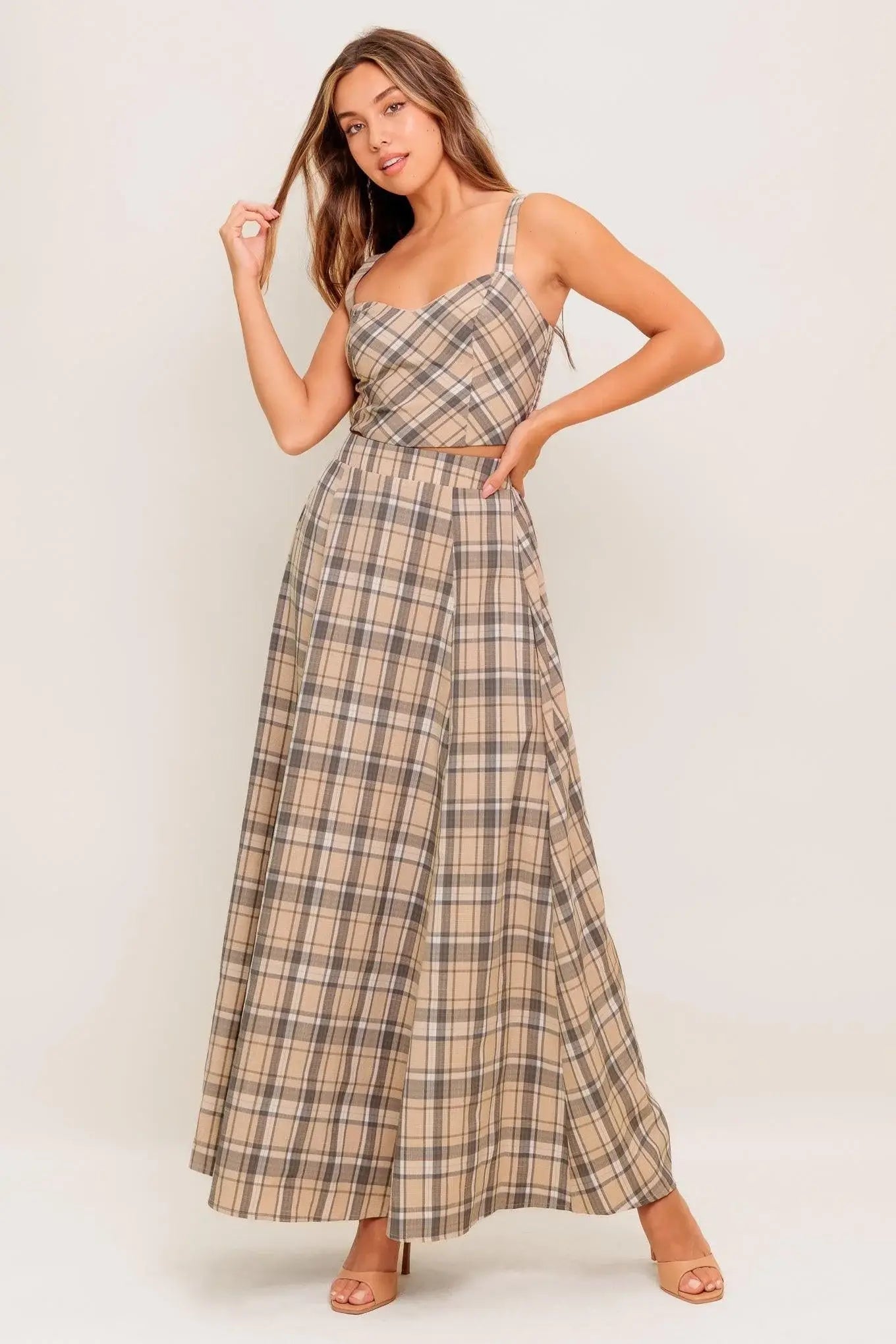 HERITAGE CHARM WOVEN TOP AND SKIRT SET - Flying Tomato - Flyclothing LLC