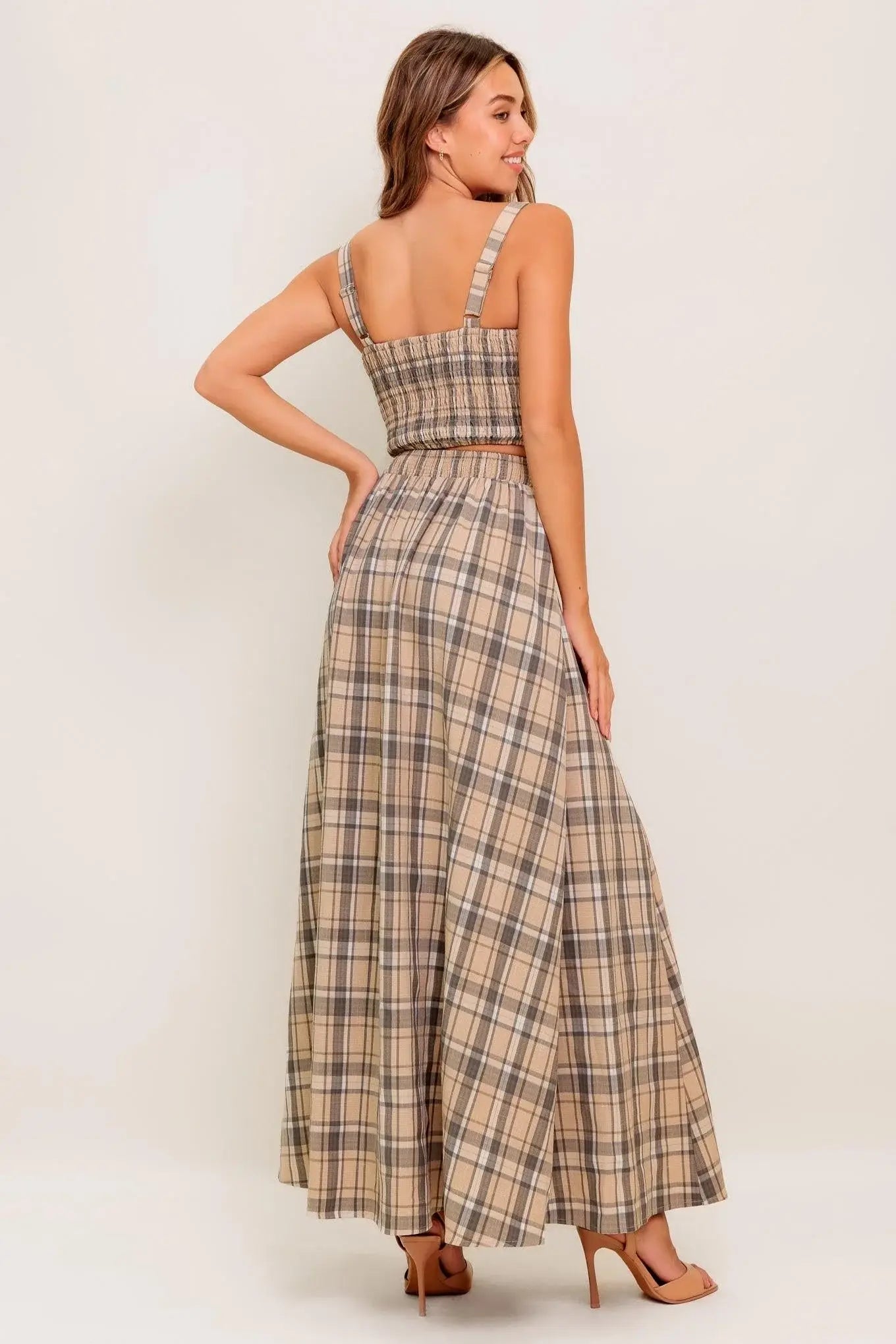 HERITAGE CHARM WOVEN TOP AND SKIRT SET - Flying Tomato - Flyclothing LLC