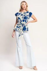 LOVE GROWS HERE WOVEN TOP - Flying Tomato - Flyclothing LLC