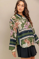 GARDEN CLUB WOVEN TOP - Flying Tomato - Flyclothing LLC