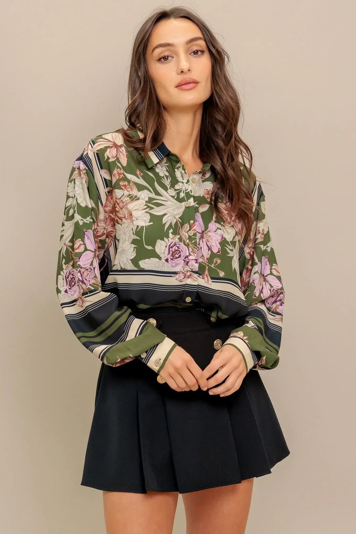 GARDEN CLUB WOVEN TOP - Flying Tomato - Flyclothing LLC