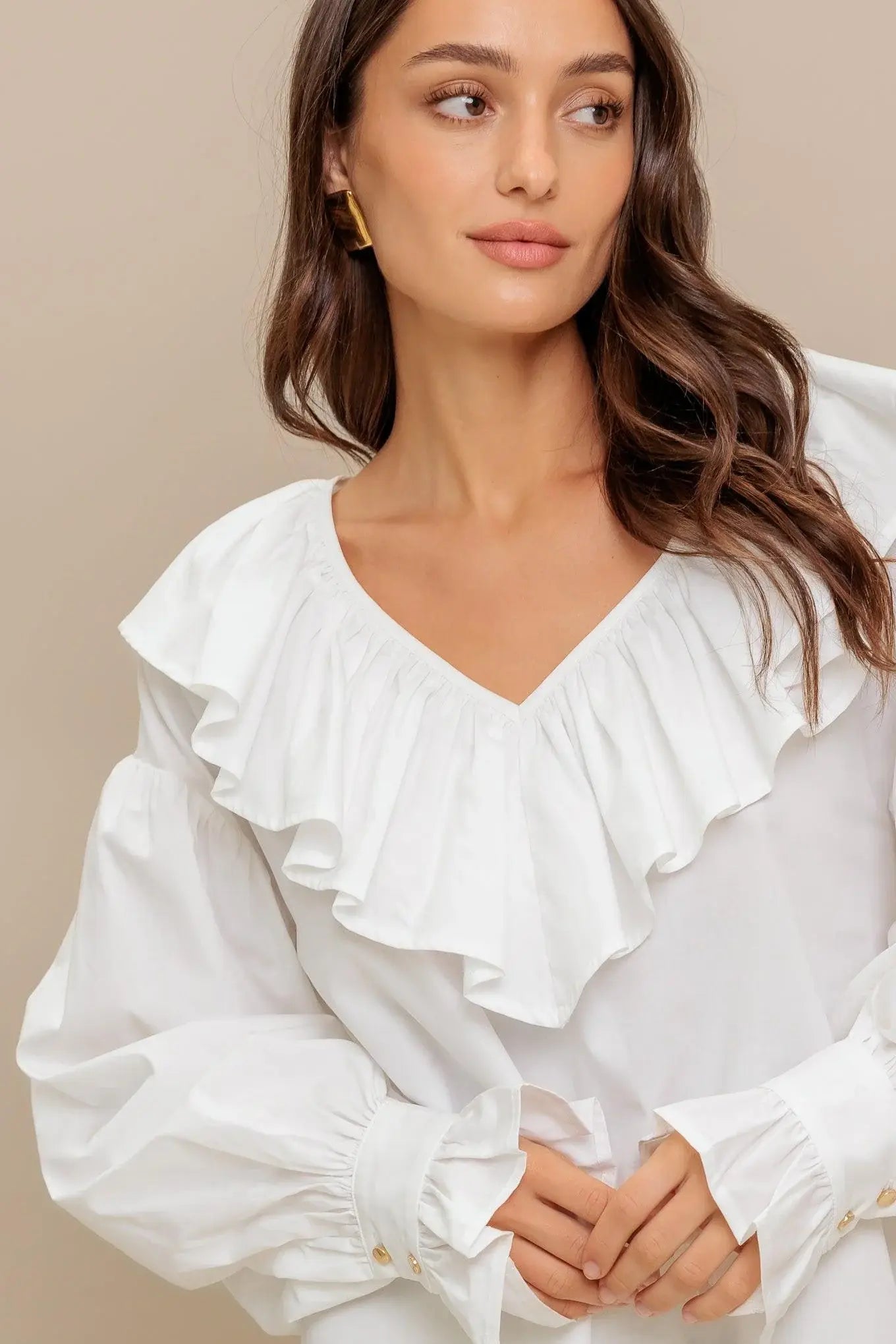 COUTURE CODE WOVEN TOP - Flying Tomato - Flyclothing LLC