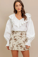 COUTURE CODE WOVEN TOP - Flying Tomato - Flyclothing LLC