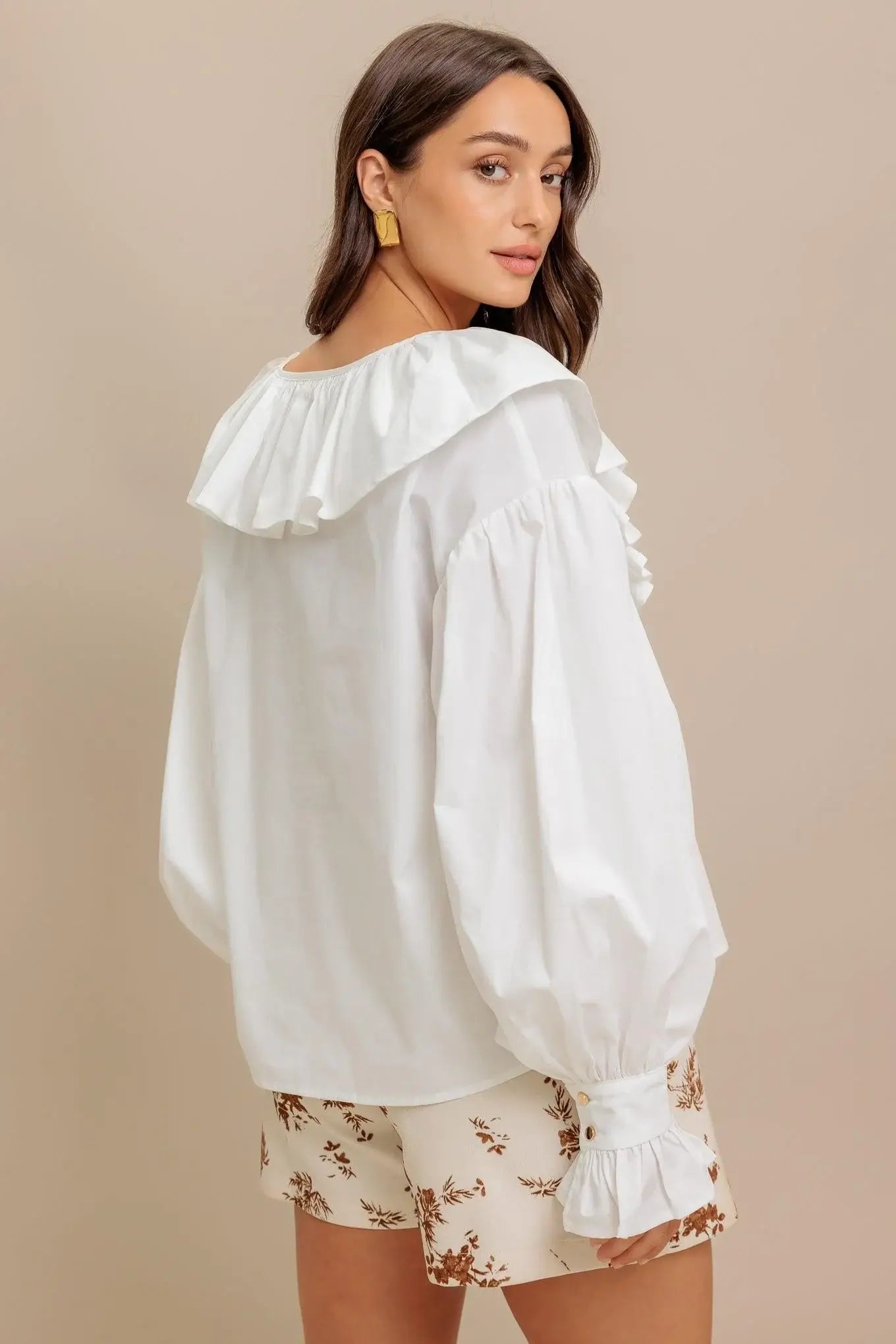 COUTURE CODE WOVEN TOP - Flying Tomato - Flyclothing LLC