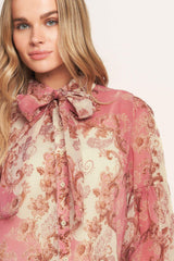 ROCOCO ROSE WOVEN TOP - Flying Tomato - Flyclothing LLC