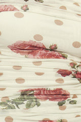 CREAM & BLOOM DELIGHT POWER MESH TOP - Flying Tomato - Flyclothing LLC