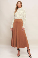 ROMANTIC SHEER FLORAL SWEATER TOP - Flying Tomato - Flyclothing LLC