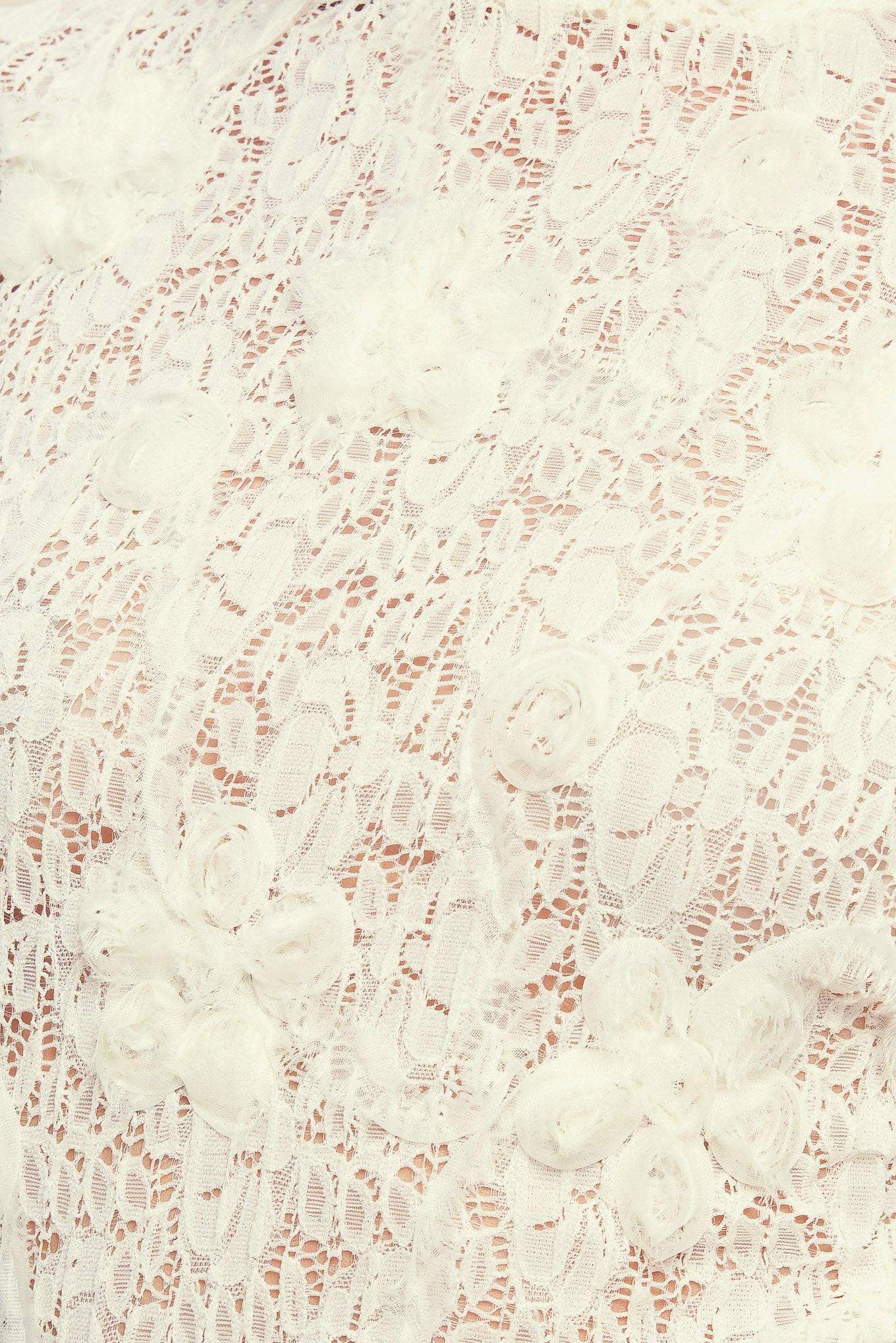 ROMANTIC SHEER FLORAL SWEATER TOP - Flying Tomato - Flyclothing LLC