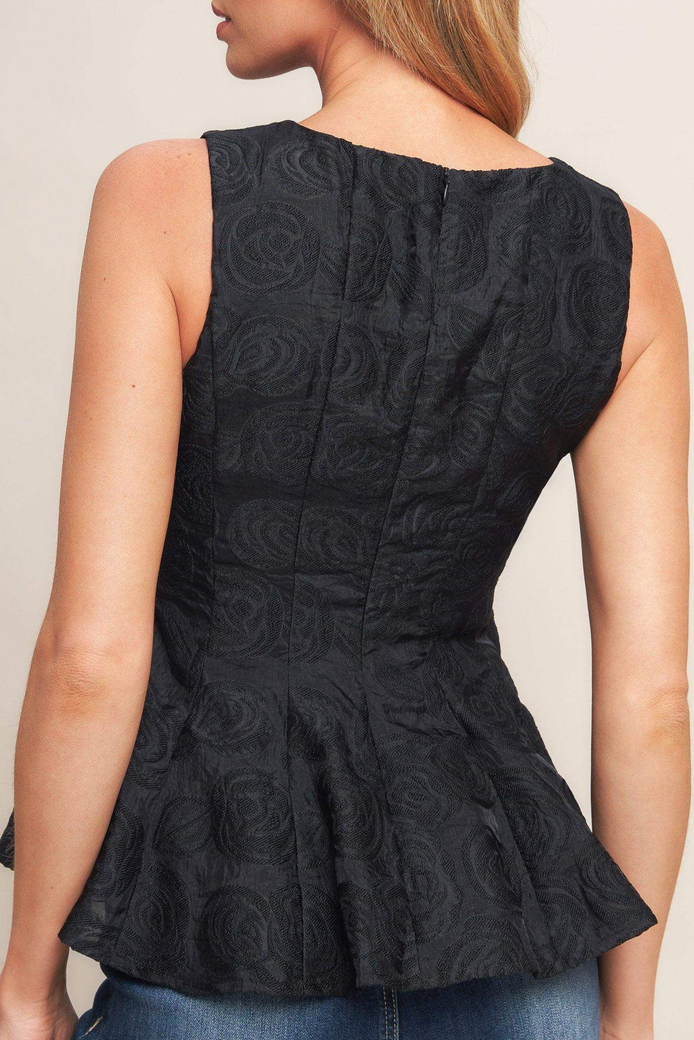 URBAN ELEGANCE WOVEN TOP - Flying Tomato - Flyclothing LLC