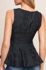 URBAN ELEGANCE WOVEN TOP - Flying Tomato - Flyclothing LLC