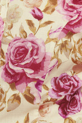 PARISIAN ROSE DREAM WOVEN TOP - Flying Tomato - Flyclothing LLC