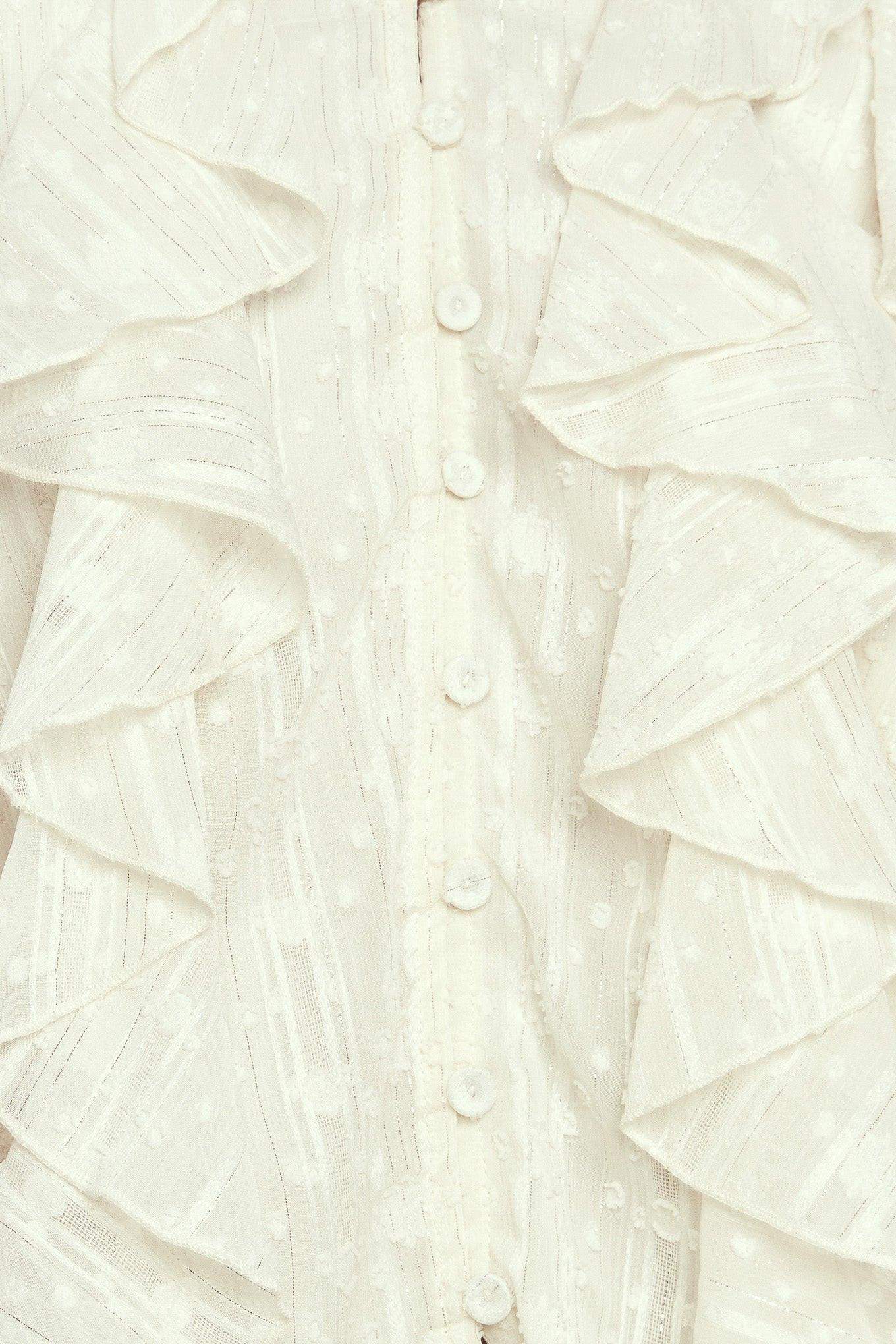 MILK & MOONLIGHT WOVEN TOP - Flying Tomato - Flyclothing LLC