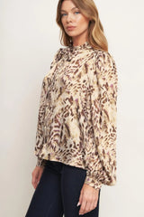 WILD CHIC CREAM WOVEN TOP - Flying Tomato - Flyclothing LLC