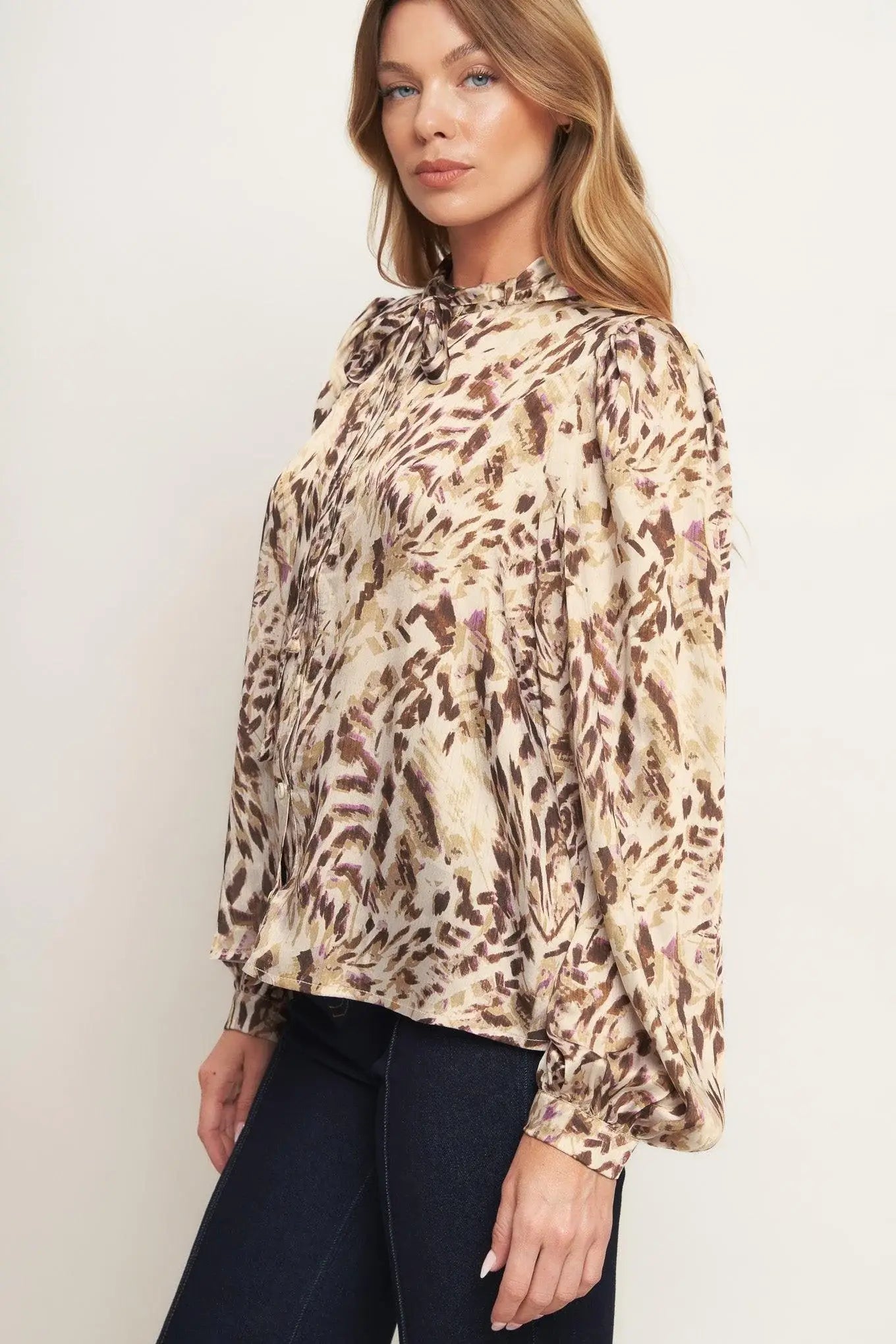 WILD CHIC CREAM WOVEN TOP - Flying Tomato - Flyclothing LLC