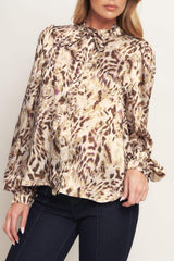 WILD CHIC CREAM WOVEN TOP - Flying Tomato - Flyclothing LLC