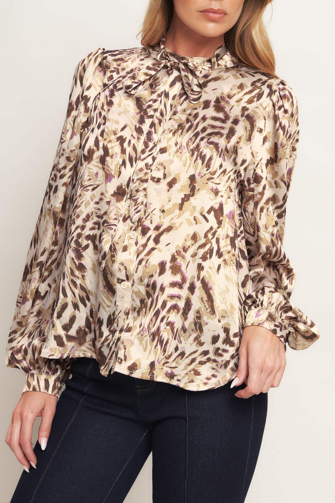 WILD CHIC CREAM WOVEN TOP - Flying Tomato - Flyclothing LLC