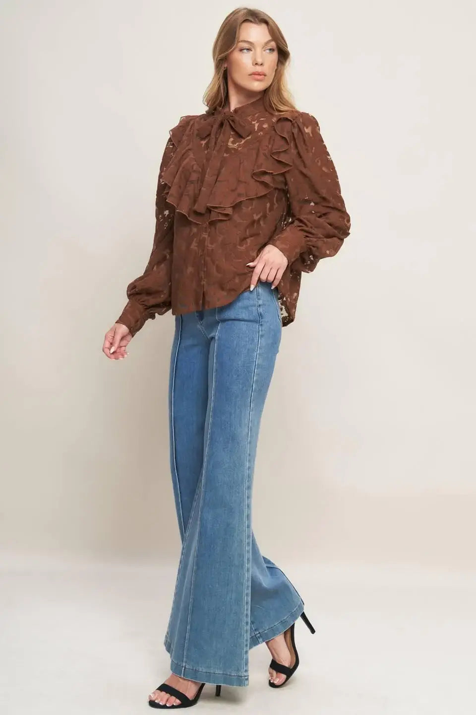 ROMANTIC SHADE WOVEN LACE TOP - Flying Tomato - Flyclothing LLC