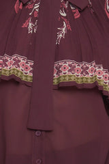AZTEC CHERRY WOVEN TOP - Flying Tomato - Flyclothing LLC