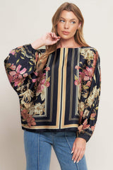 ROYAL TAPESTRY WOVEN TOP - Flying Tomato - Flyclothing LLC