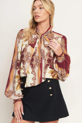 RENAISSANCE DREAM WOVEN TOP - Flying Tomato - Flyclothing LLC