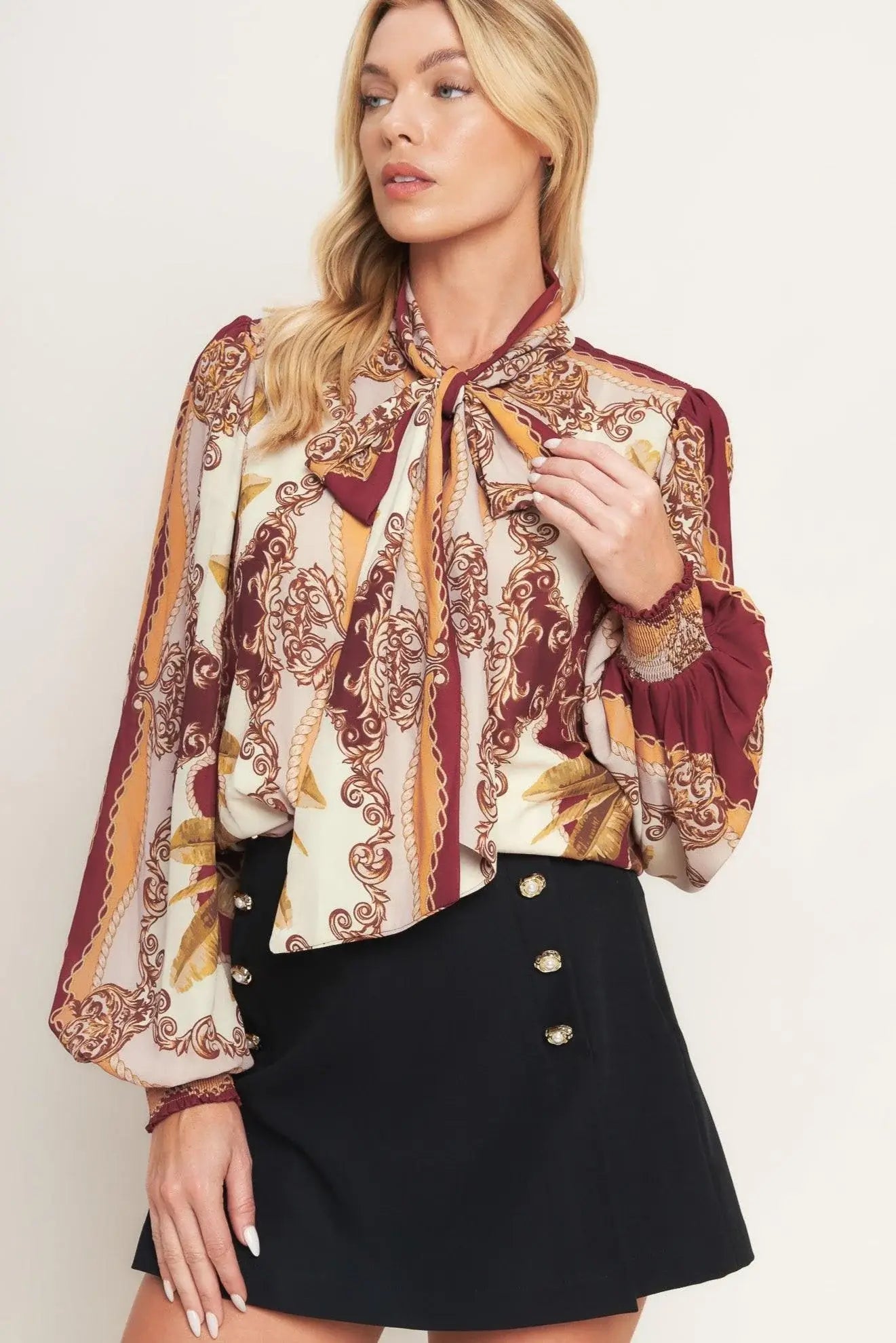 RENAISSANCE DREAM WOVEN TOP - Flying Tomato - Flyclothing LLC