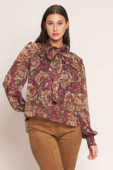 WHISPERING GARDEN WOVEN TOP - Flying Tomato - Flyclothing LLC