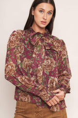 WHISPERING GARDEN WOVEN TOP - Flying Tomato - Flyclothing LLC