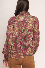 WHISPERING GARDEN WOVEN TOP - Flying Tomato - Flyclothing LLC