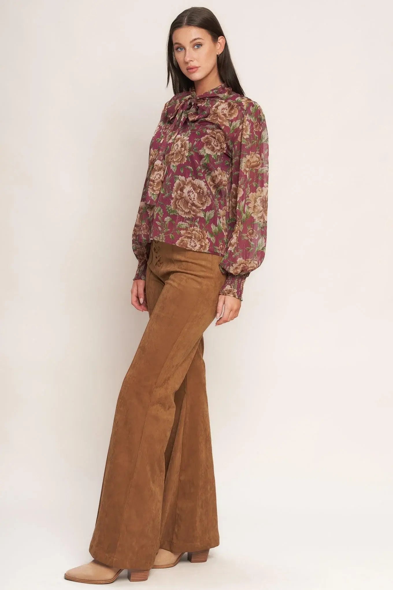 WHISPERING GARDEN WOVEN TOP - Flying Tomato - Flyclothing LLC
