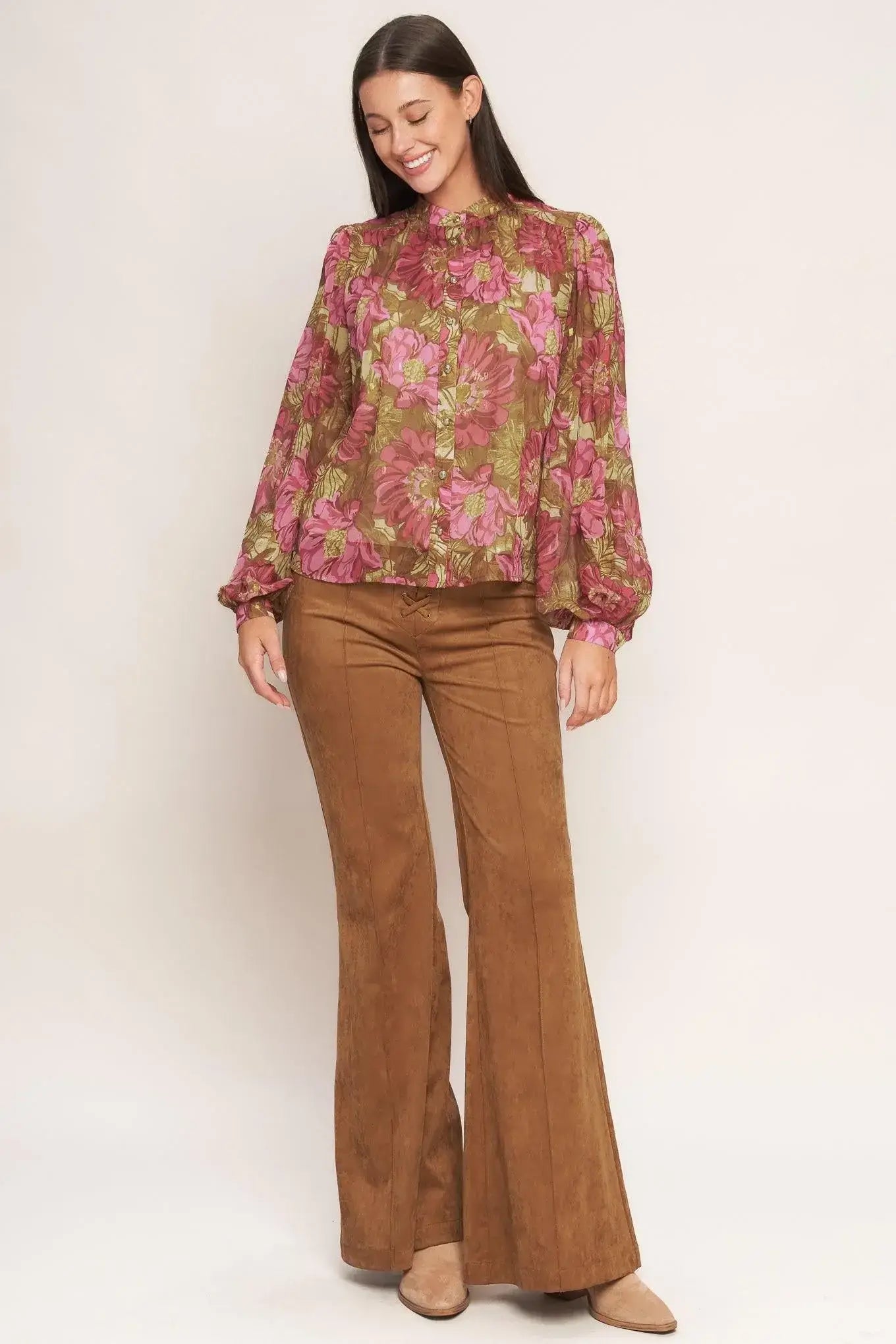 SECRET PETALS WOVEN TOP - Flying Tomato - Flyclothing LLC