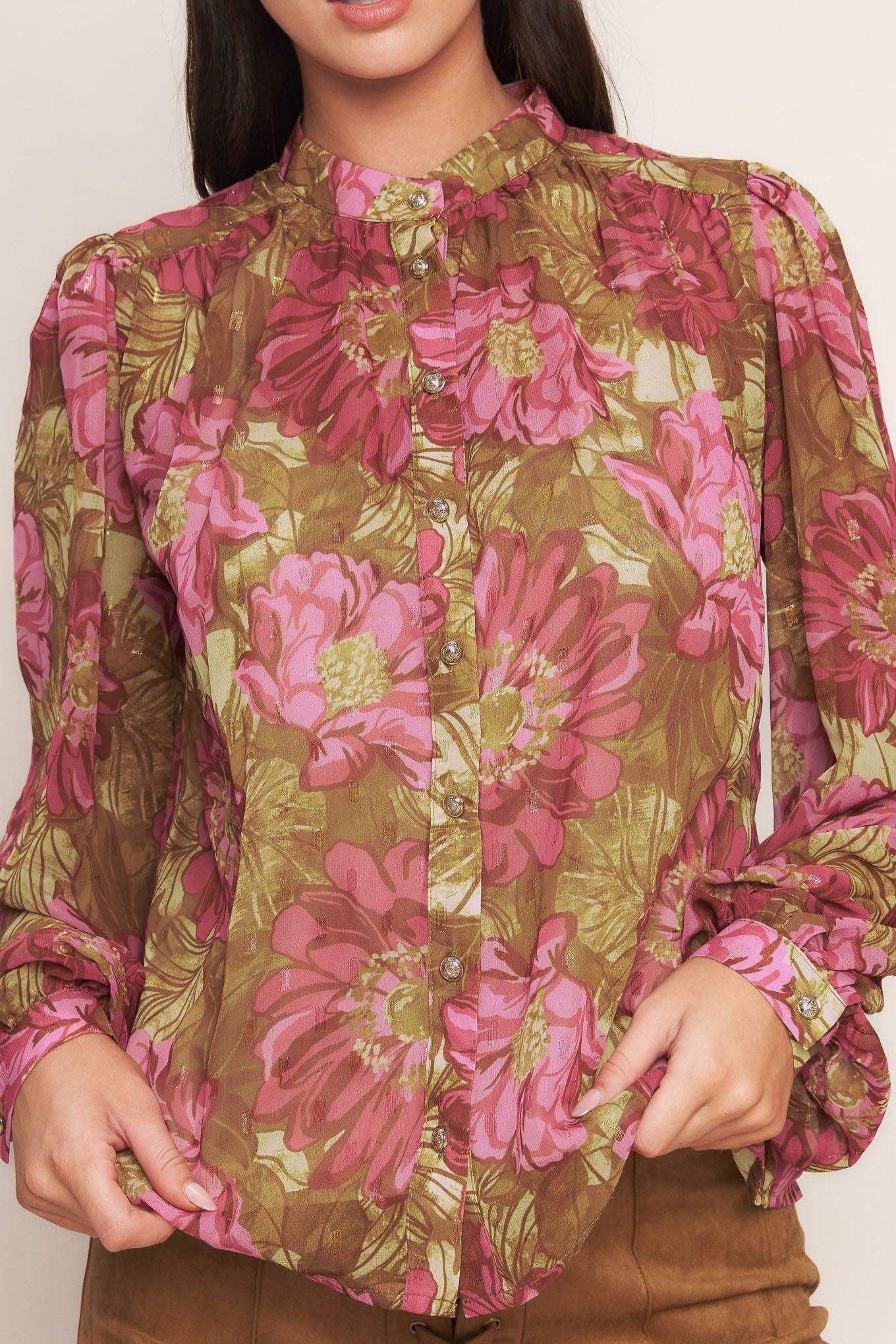SECRET PETALS WOVEN TOP - Flying Tomato - Flyclothing LLC