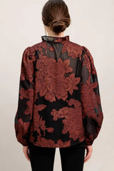 JUST DARK ENOUGH TO FEEL SPECIAL WOVEN TOP - Flying Tomato - Flyclothing LLC