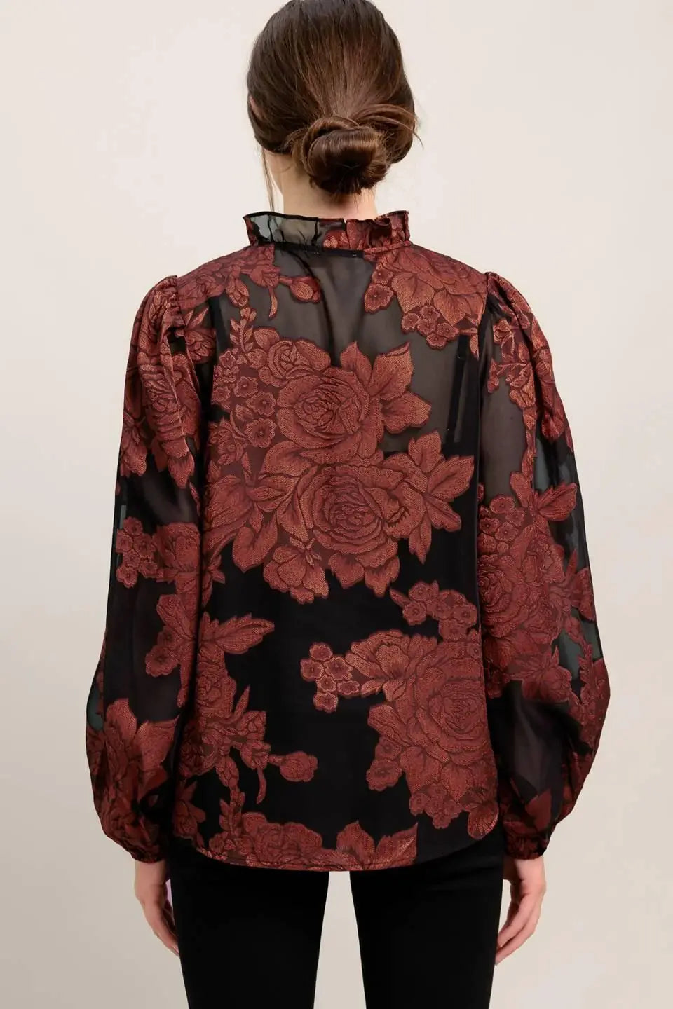 JUST DARK ENOUGH TO FEEL SPECIAL WOVEN TOP - Flying Tomato - Flyclothing LLC