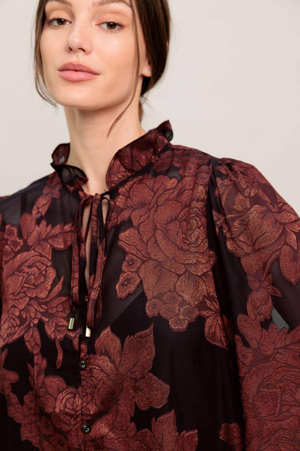 JUST DARK ENOUGH TO FEEL SPECIAL WOVEN TOP - Flying Tomato - Flyclothing LLC