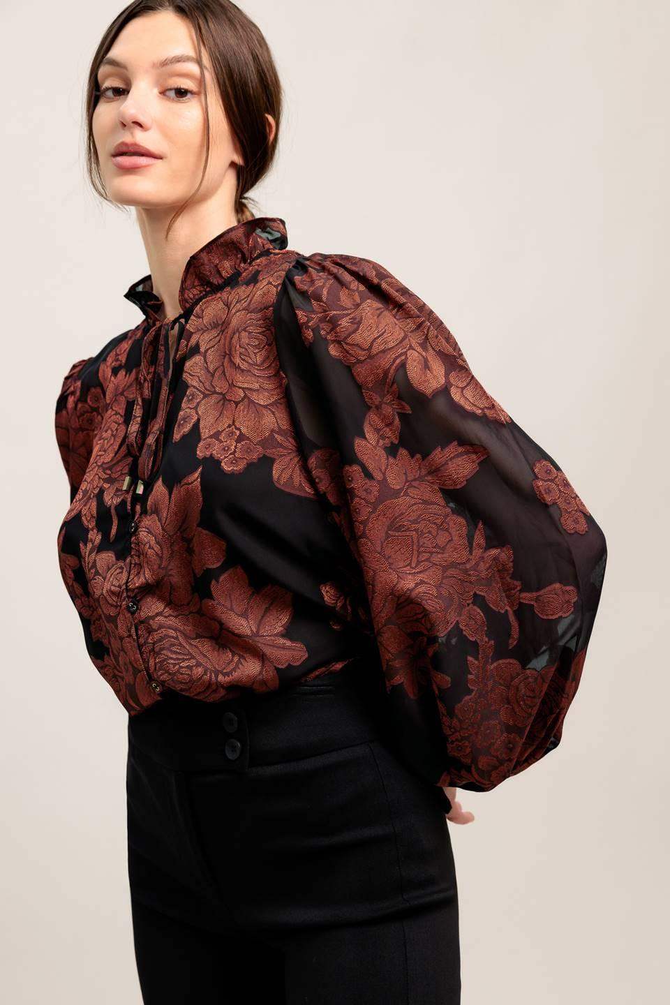 JUST DARK ENOUGH TO FEEL SPECIAL WOVEN TOP - Flying Tomato - Flyclothing LLC