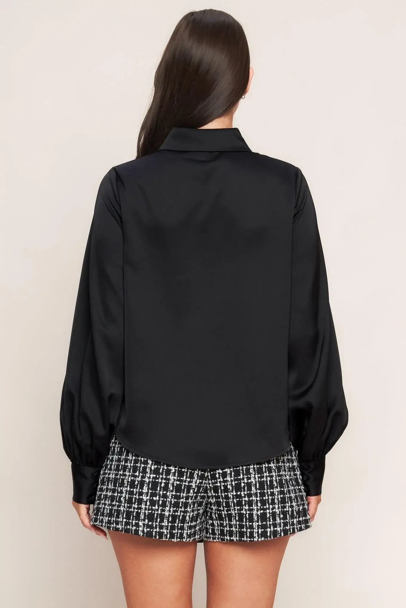 BLACK ORBIT WOVEN TOP - Flying Tomato - Flyclothing LLC