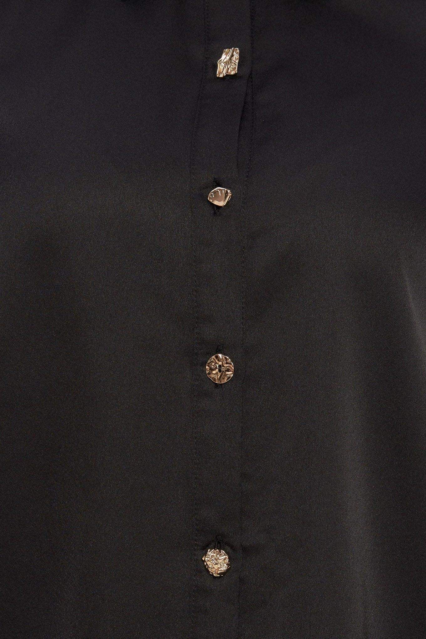 BLACK ORBIT WOVEN TOP - Flying Tomato - Flyclothing LLC