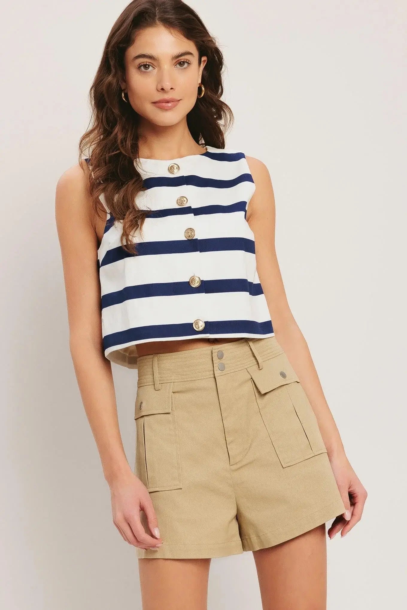 RIVIERA SAILOR WOVEN VEST - Flying Tomato - Flyclothing LLC
