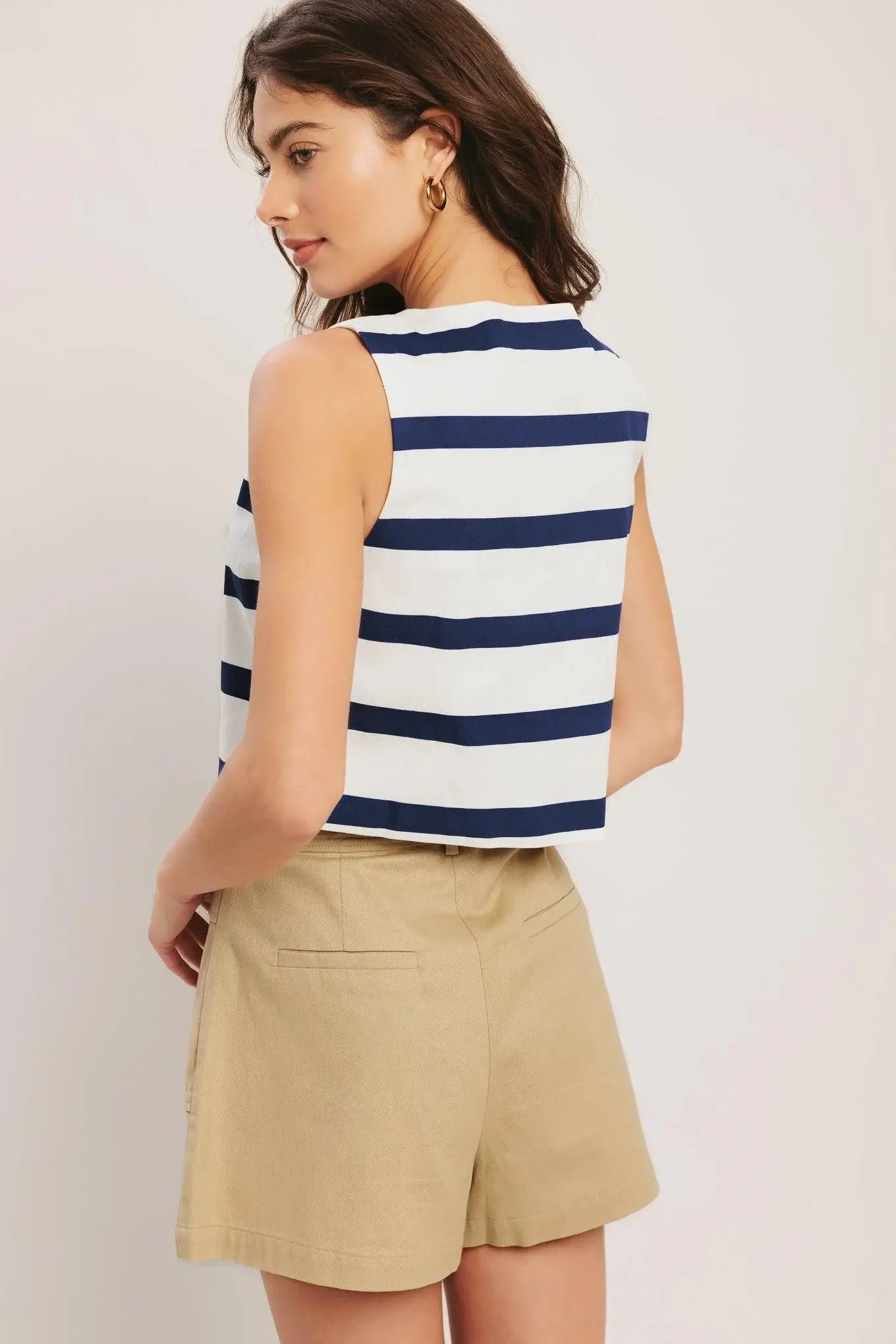 RIVIERA SAILOR WOVEN VEST - Flying Tomato - Flyclothing LLC