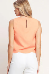 LOVE PEACH WOVEN TOP - Flying Tomato - Flyclothing LLC
