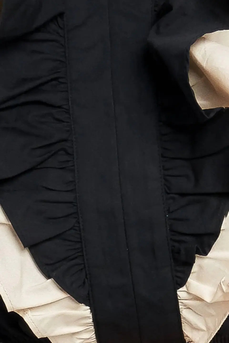 GALLERY CONTRAST WOVEN CROP TOP - Flying Tomato - Flyclothing LLC