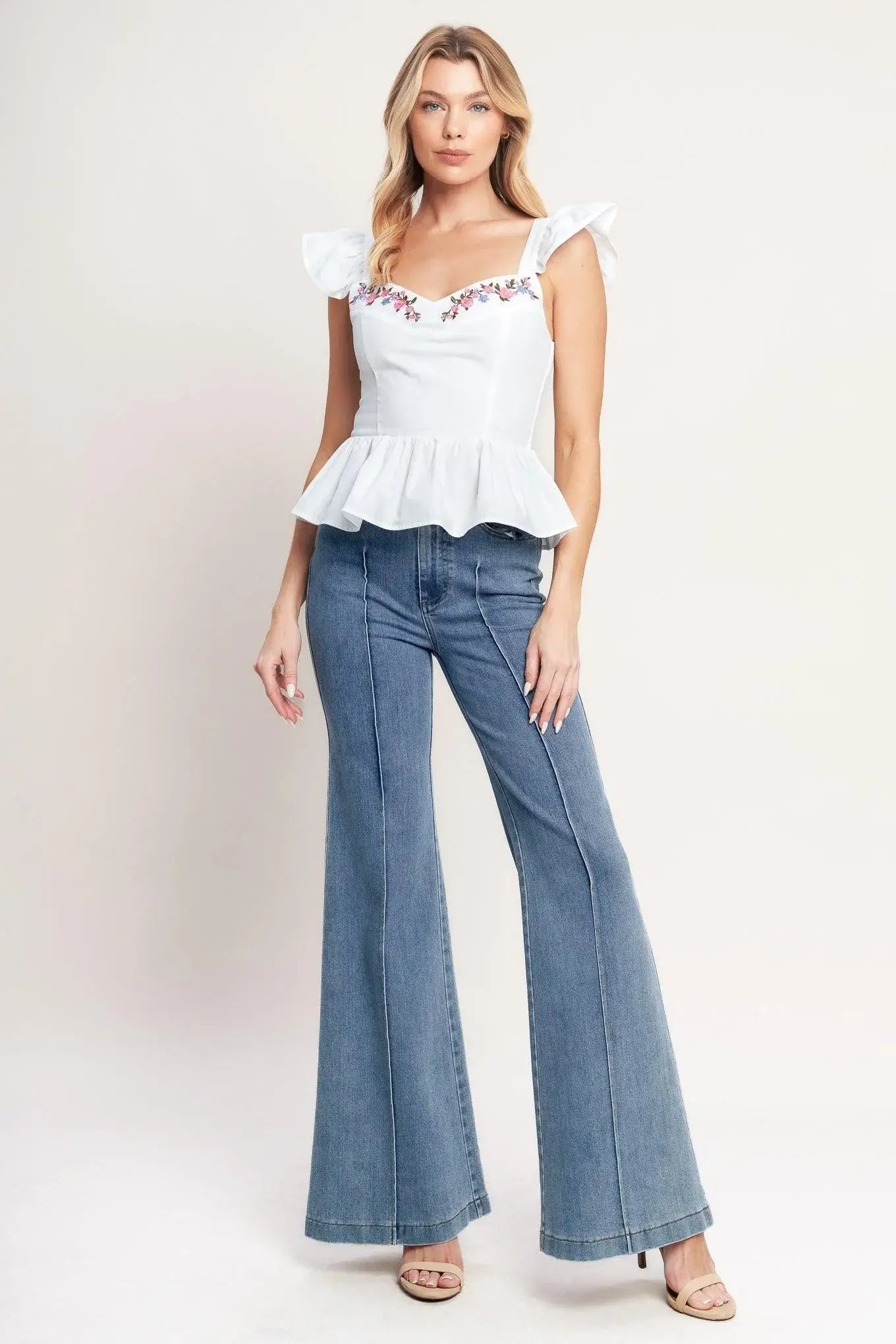 SWEETEST MOMENT WOVEN TOP - Flying Tomato - Flyclothing LLC