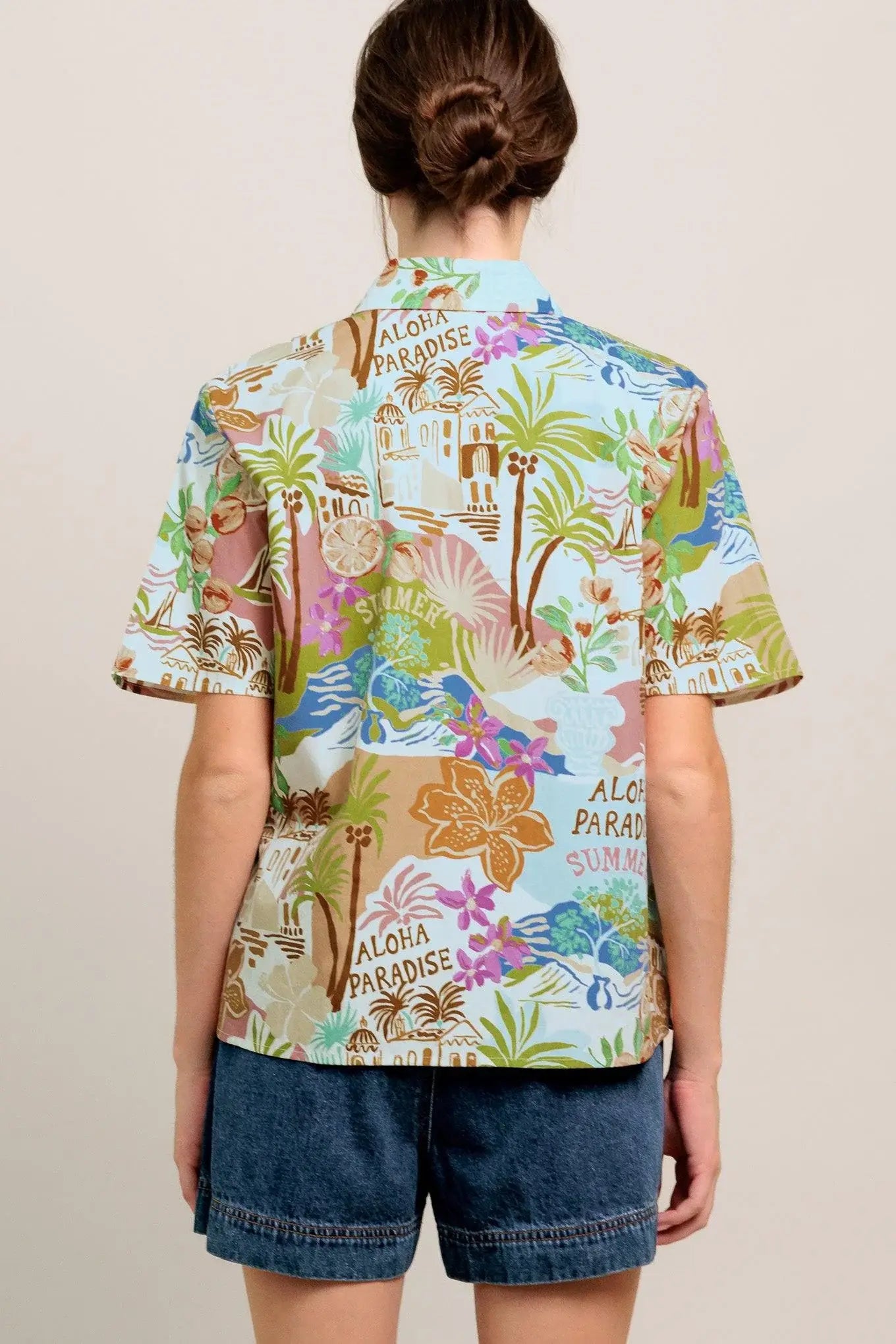 SUNSHINE GETAWAY WOVEN TOP - Flying Tomato - Flyclothing LLC
