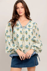 FROM COFFEE RUNS TO WEEKENDS WOVEN TOP - Flying Tomato - Flyclothing LLC