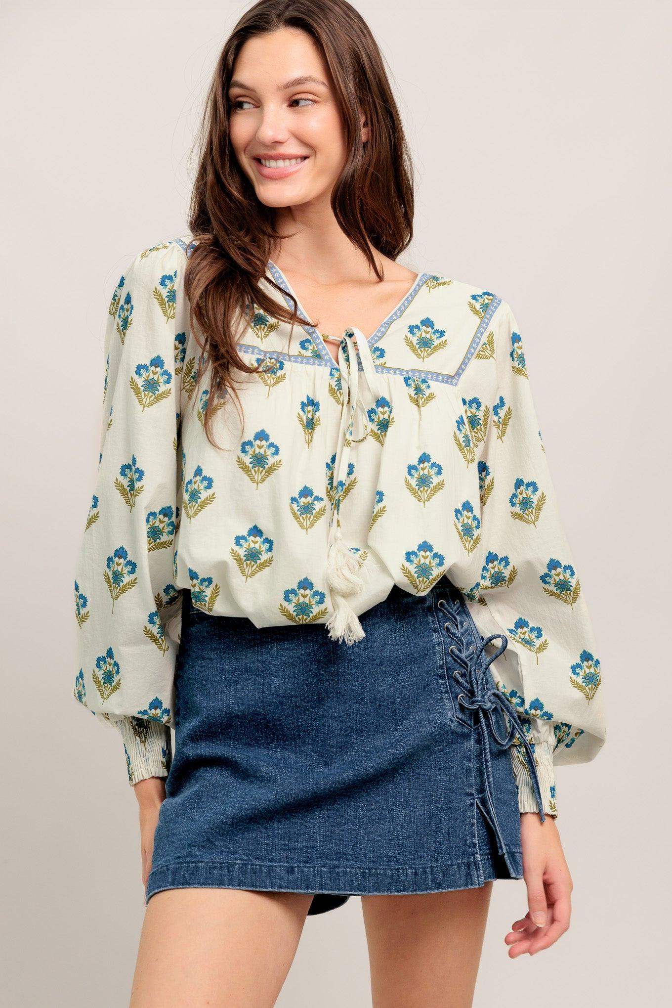 FROM COFFEE RUNS TO WEEKENDS WOVEN TOP - Flying Tomato - Flyclothing LLC