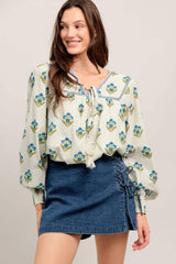 FROM COFFEE RUNS TO WEEKENDS WOVEN TOP - Flying Tomato - Flyclothing LLC