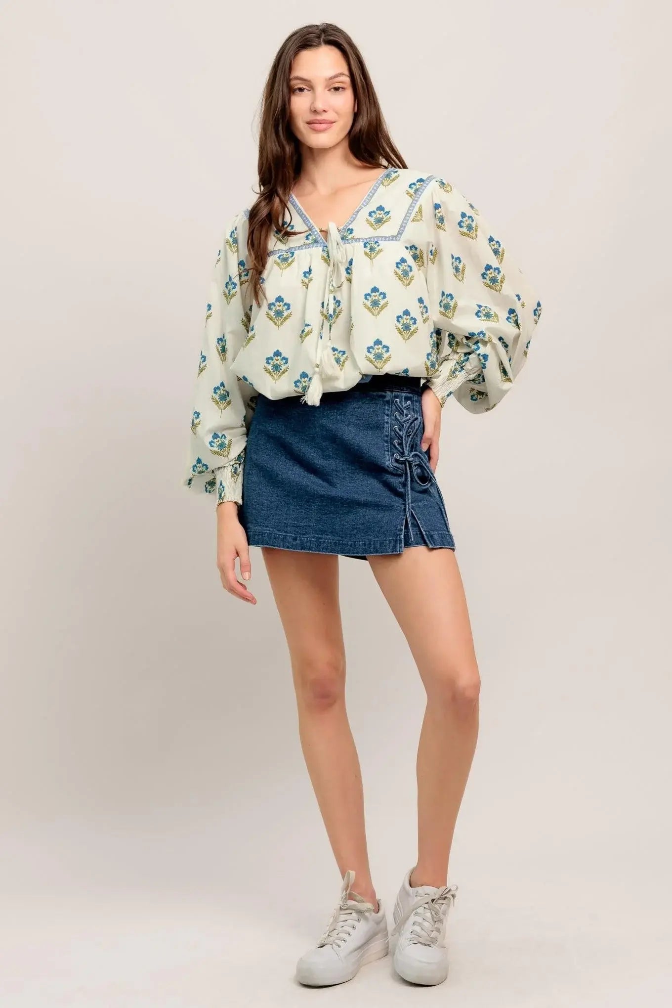 FROM COFFEE RUNS TO WEEKENDS WOVEN TOP - Flying Tomato - Flyclothing LLC