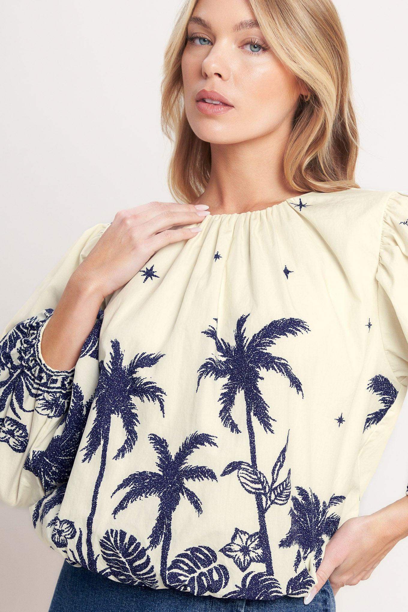 BOHO CONSTELLATION WOVEN TOP - Flying Tomato - Flyclothing LLC