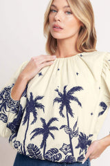 BOHO CONSTELLATION WOVEN TOP - Flying Tomato - Flyclothing LLC